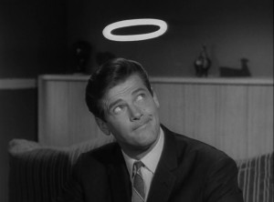 Roger Moore interprentando El Santo